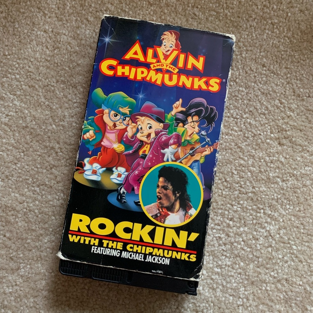 Rare! Rockin with the Chipmunks vhs featuring Michael Jackson!